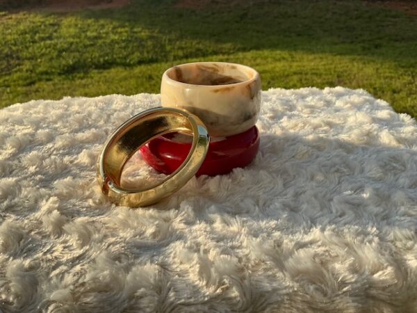 Sculpted Statements Bangles - Image 4